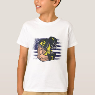 American Football Fan Jersey Shirt USA Flag
