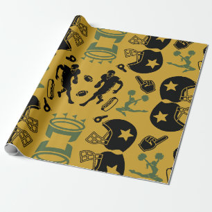 American Football Fan Wrapping Paper
