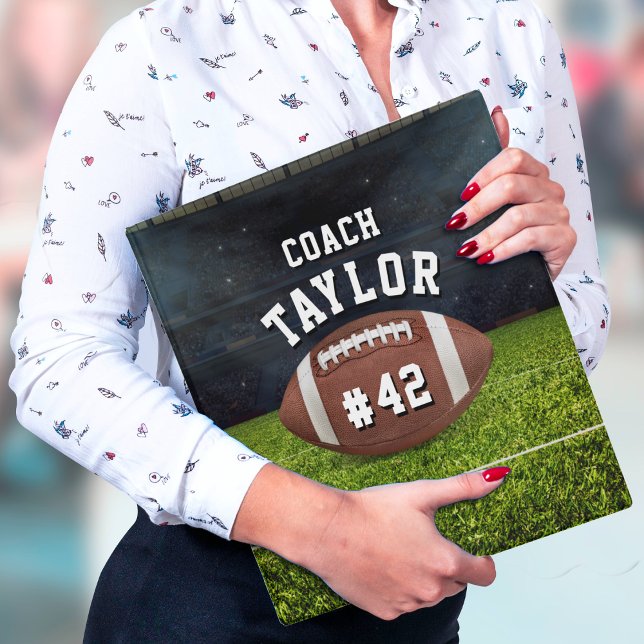 American Football Field Coach Playbook Binder (American Football Field Coach Playbook 3 Ring Binder)