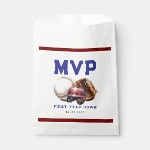 American Football First Year Down 1st Birthday Favour Bag