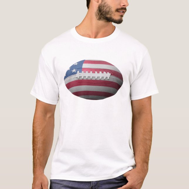American Football Flag T-Shirt (Front)