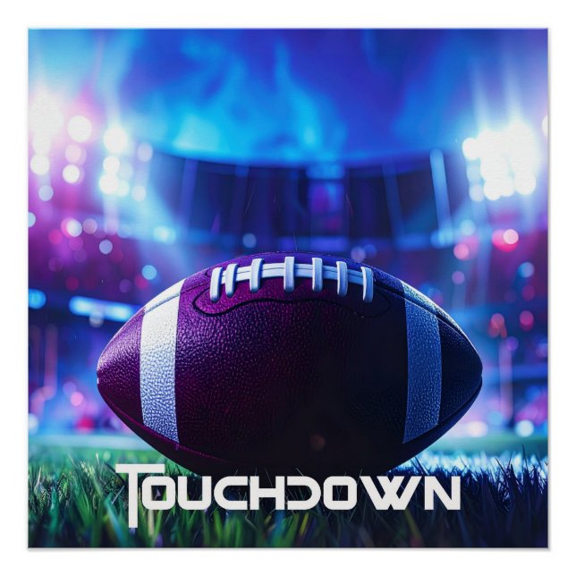 AMERICAN FOOTBALL - FOOTBALL - TOUCHDOWN POSTER (Front)