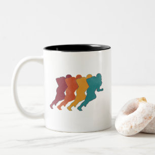 American football gift for football lovers Two-Tone coffee mug
