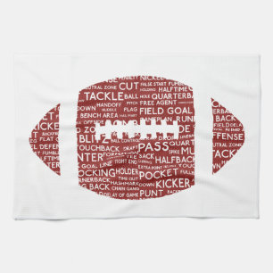 american football gifts kitchen towel
