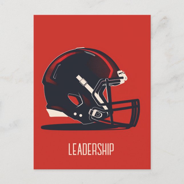 American Football Helmet Postcard (Front)