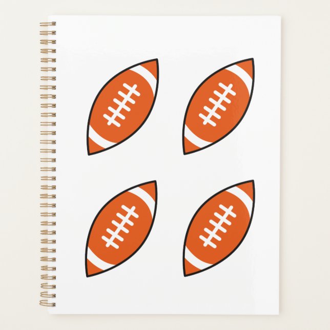 American Football Illustrations Planner (Front)