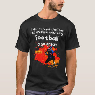American Football In Fire T-Shirt