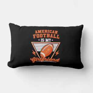 American Football Is My Girlfriend Lumbar Pillow