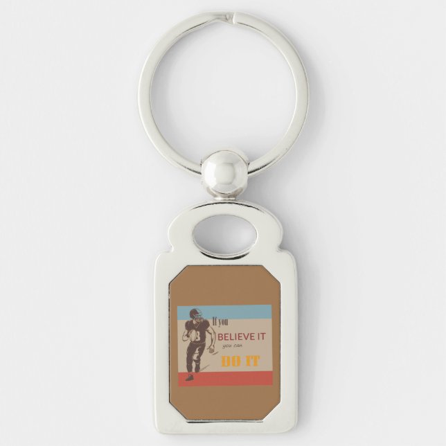 american football keychain (Front)