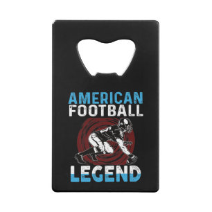 American Football Legend Credit Card Bottle Opener