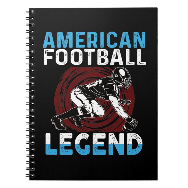 American Football Legend Notebook (Front)