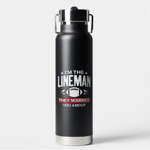 American Football Lineman They Warned You About Water Bottle