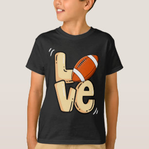 American Football Love Valentines Rugby Srts Pl _1 T-Shirt