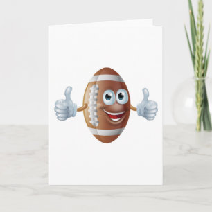 American football man card