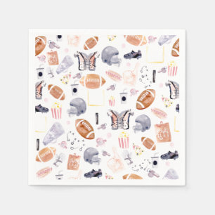American Football Pattern Napkin