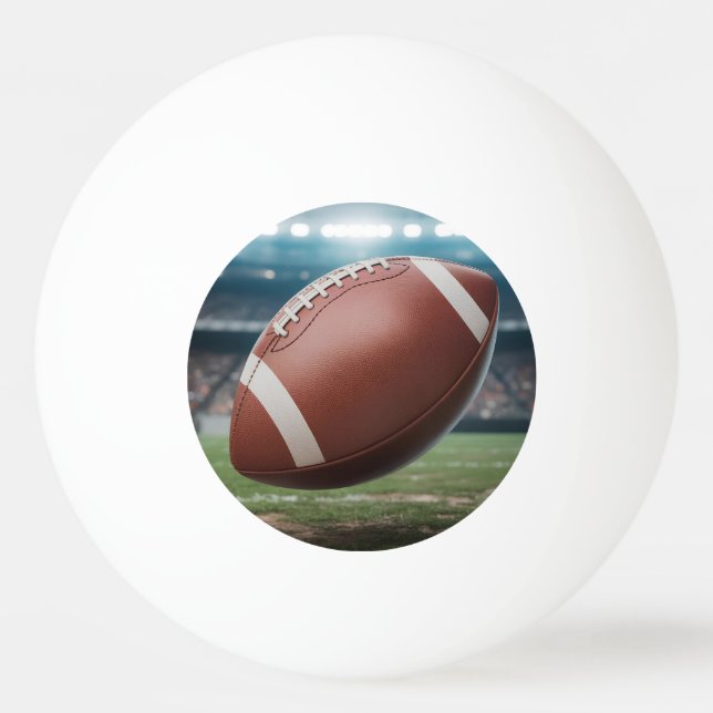 American Football Ping Pong Ball (Front)
