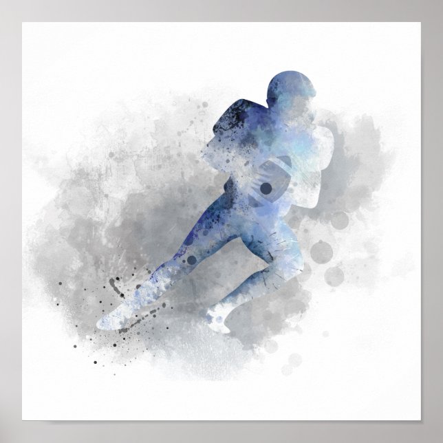 AMERICAN FOOTBALL PLAYER 1 - Poster (Front)