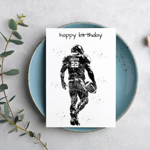American Football Player Card
