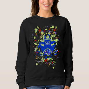 American Football Player Coach Game Lovers Paint S Sweatshirt