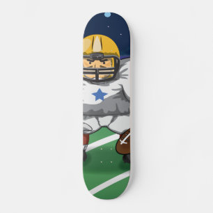 American football player skateboard