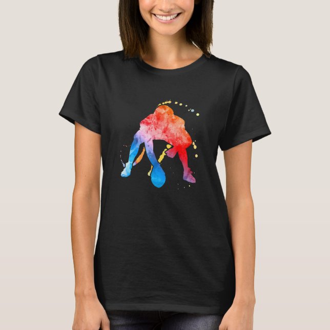American Football Player Sport Game Quarterback T-Shirt (Front)
