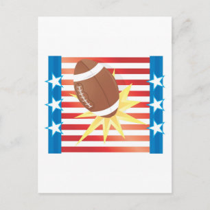 American Football Postcard