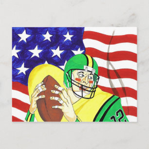 American Football Postcard
