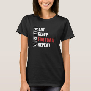 American Football Repeat Team Sports Game USA Gift T-Shirt