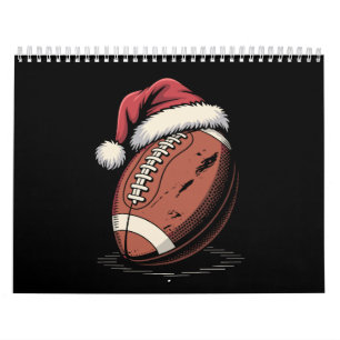 American Football Santa Hat Sports Christmas Xmas  Calendar
