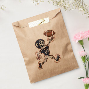 American Football Skeleton Halloween Football  Favour Bag