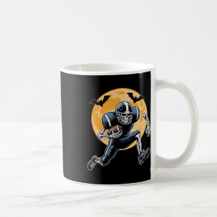 American Football Skeleton Halloween Football Men  Coffee Mug
