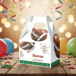 American football sport ball kids birthday favor box