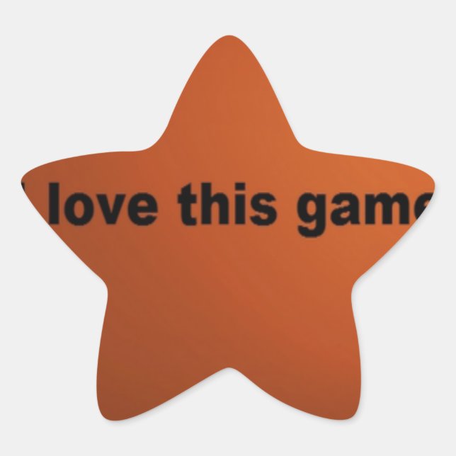 American football star sticker (Front)