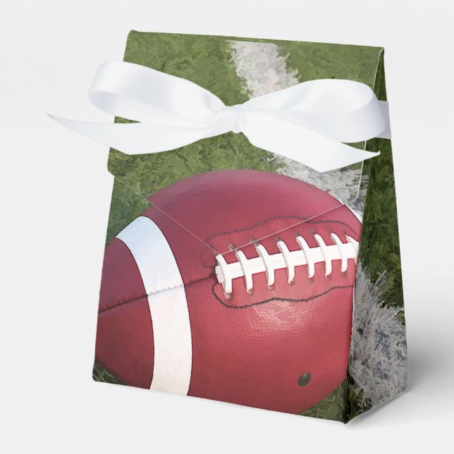 American Football tent Favor Box (Front Side)