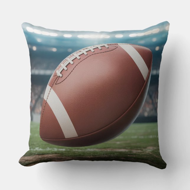 American Football Throw Pillow (Front)