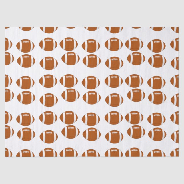 american football tissue paper (Front)