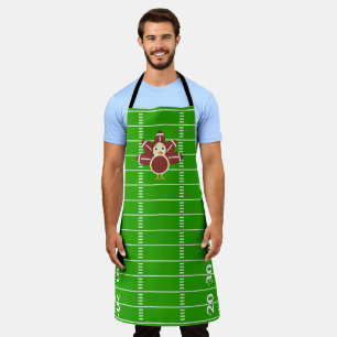American Football Turkey Day Thanksgiving Sports Apron