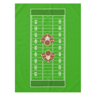 American Football Turkey Day Thanksgiving Sports Tablecloth