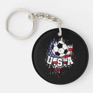 American Football USA Keychain