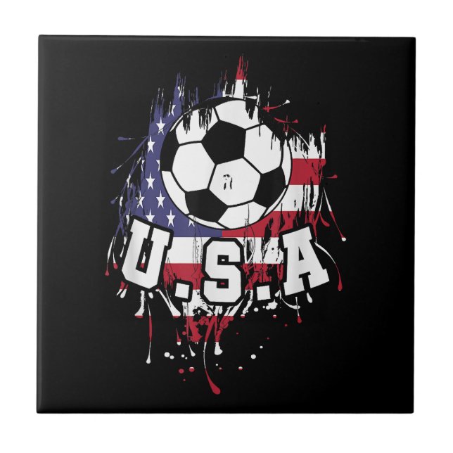 American Football USA Tile (Front)