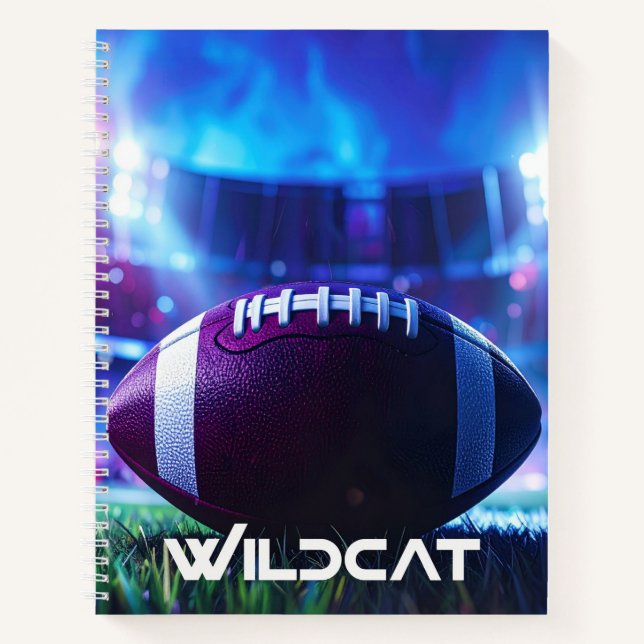 AMERICAN FOOTBALL - WILDCAT NOTEBOOK (Front)