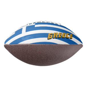 American Football with Greek Flag / Greece