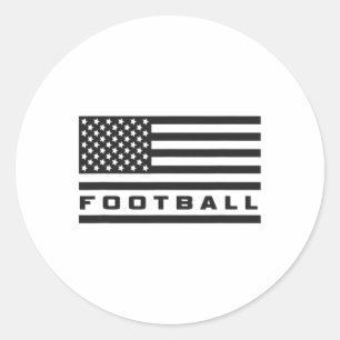 American Footll Apparel - Footll 4 Classic Round Sticker
