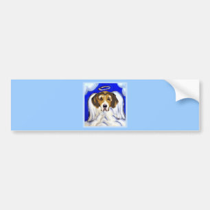 American Foxhound Angel Bumper Sticker