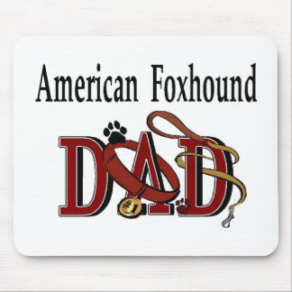 American Foxhound Dad Gifts Mouse Pad