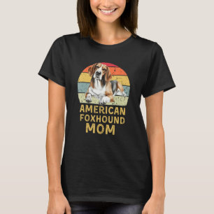 American Foxhound Dog Mom Retro My Dogs Are My Car T-Shirt