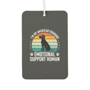 American Foxhound Emotional Support Human Dog Air Freshener