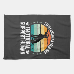 American Foxhound Emotional Support Human Dog Kitchen Towel