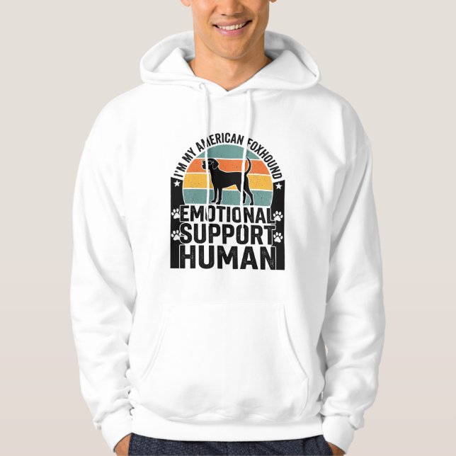 American Foxhound Emotional Support Human Shirt De (Front)