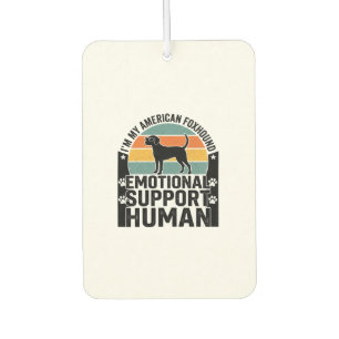 American Foxhound Emotional Support Human Shirt De Air Freshener